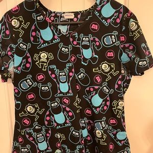 Monsters Inc Scrub top
